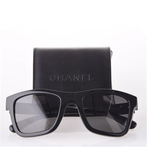 chanel sunglasses 6053|CHANEL Acetate Metal Polarized Square Folding Sunglasses .